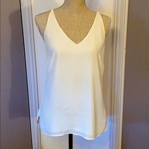 Le Chateau Small cream crepe cami